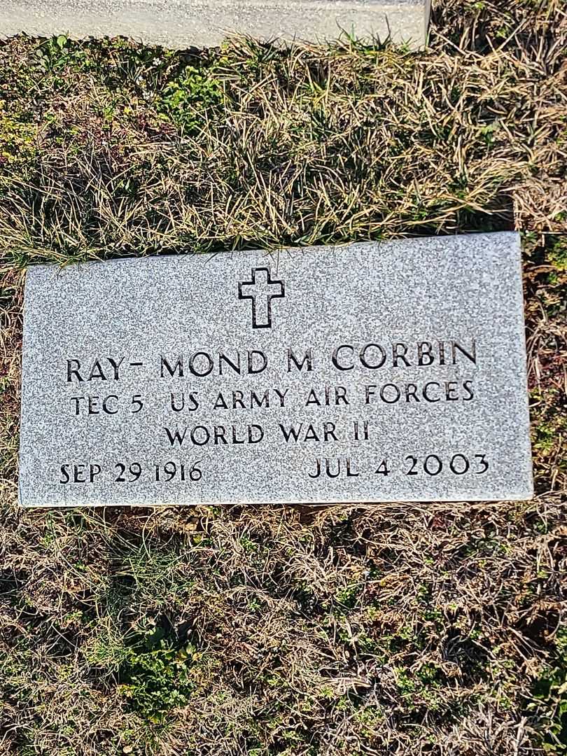 Ray-Mond M. Corbin's grave. Photo 3