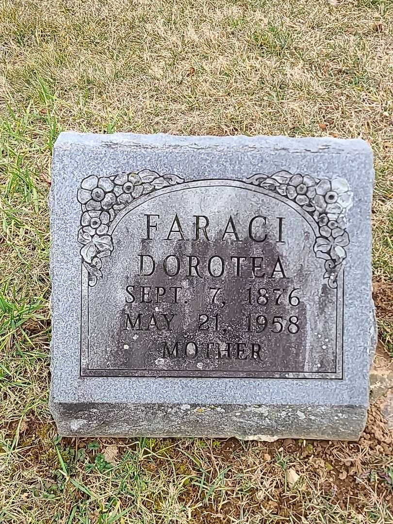 Dorotea Faraci's grave. Photo 1