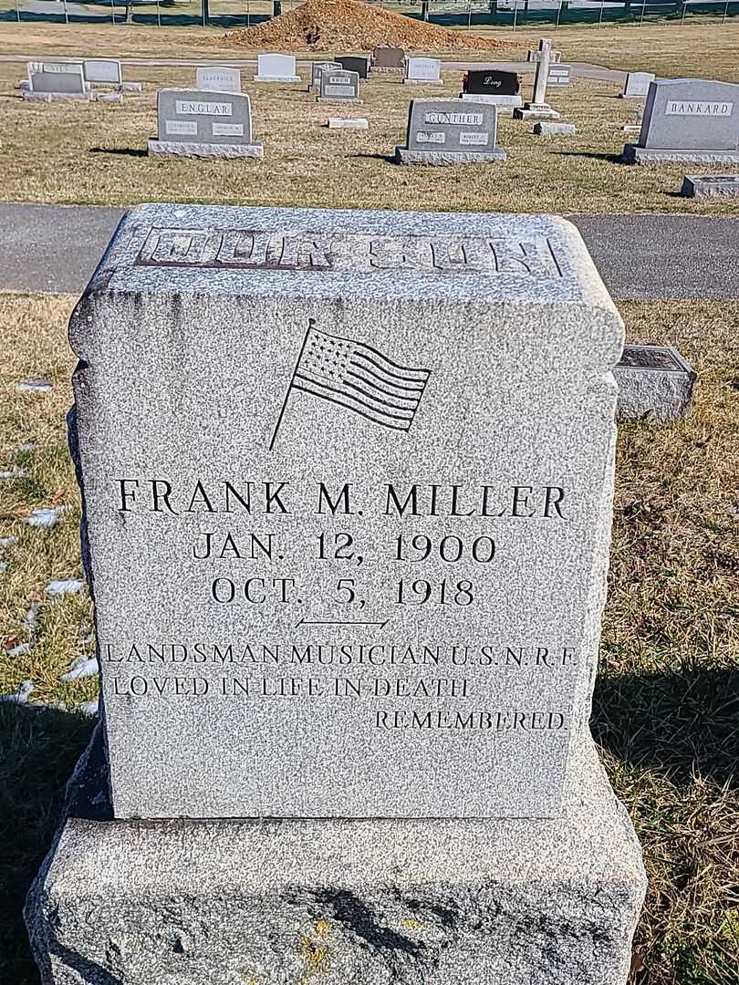Frank Monroe Miller's grave. Photo 3