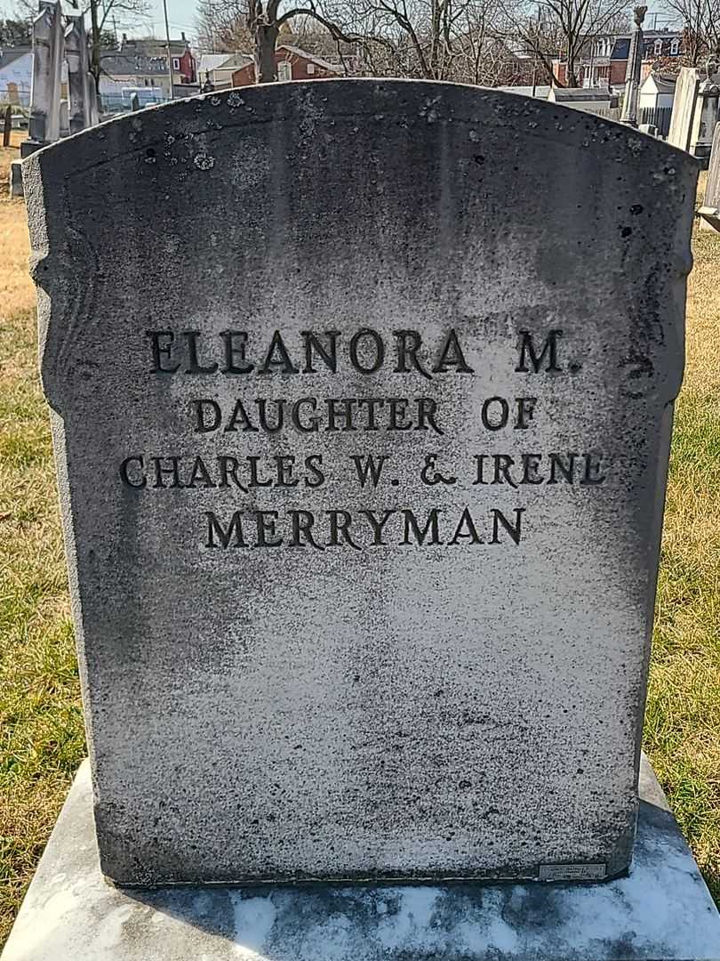 Eleanora M. Merryman's grave. Photo 3