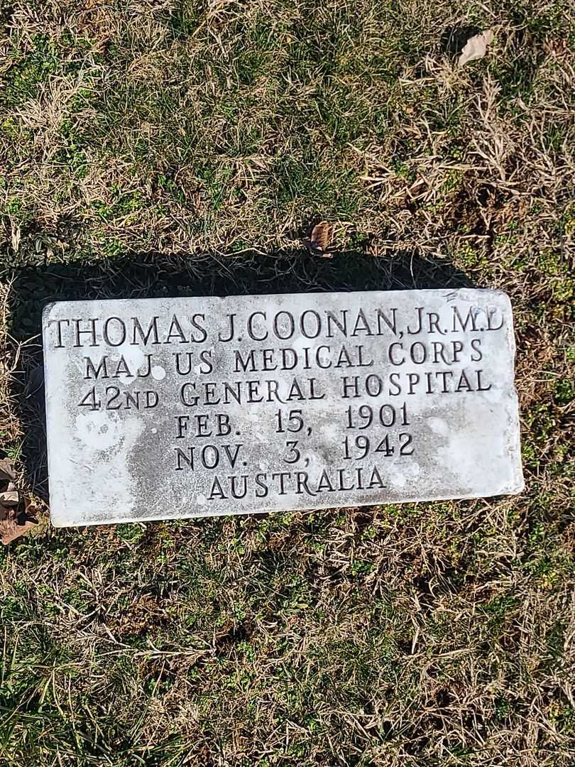 Thomas J. Coonan M. D. Junior's grave. Photo 3