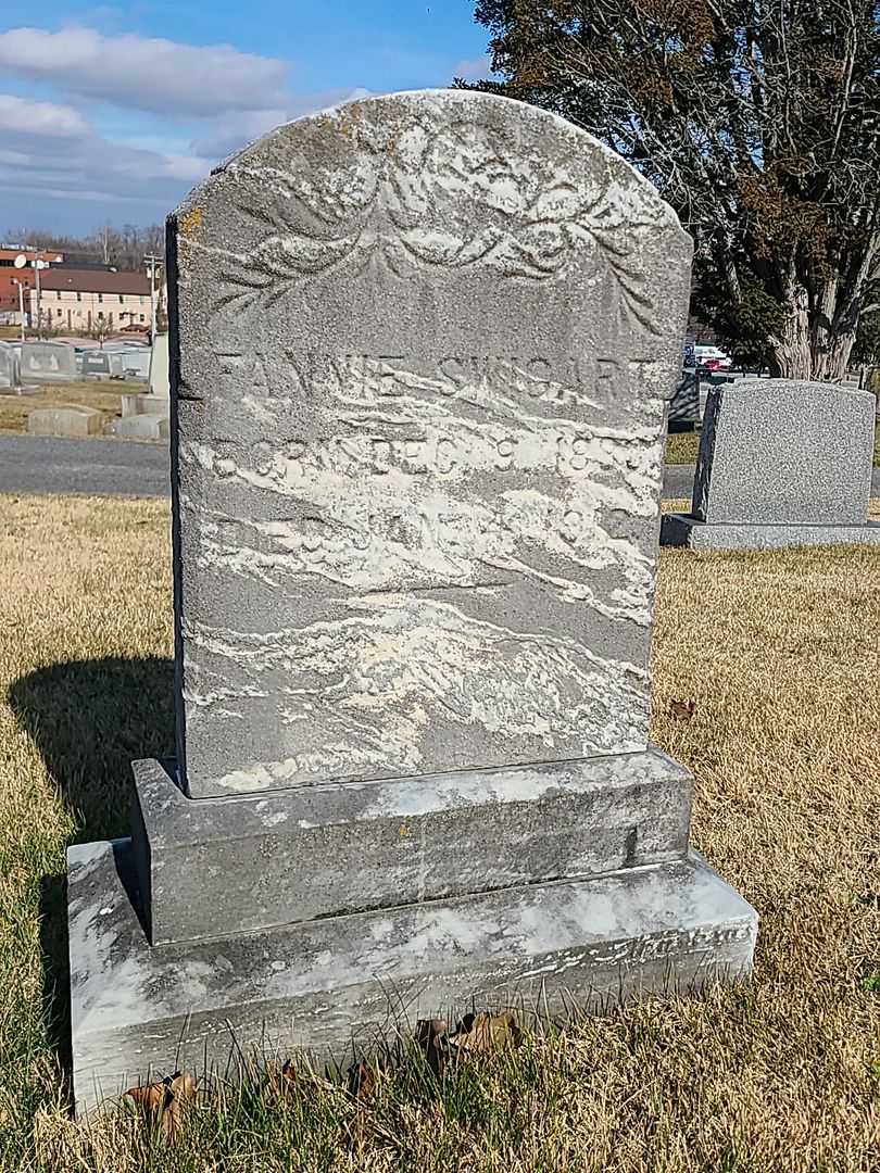 Fannie Swigart's grave. Photo 3
