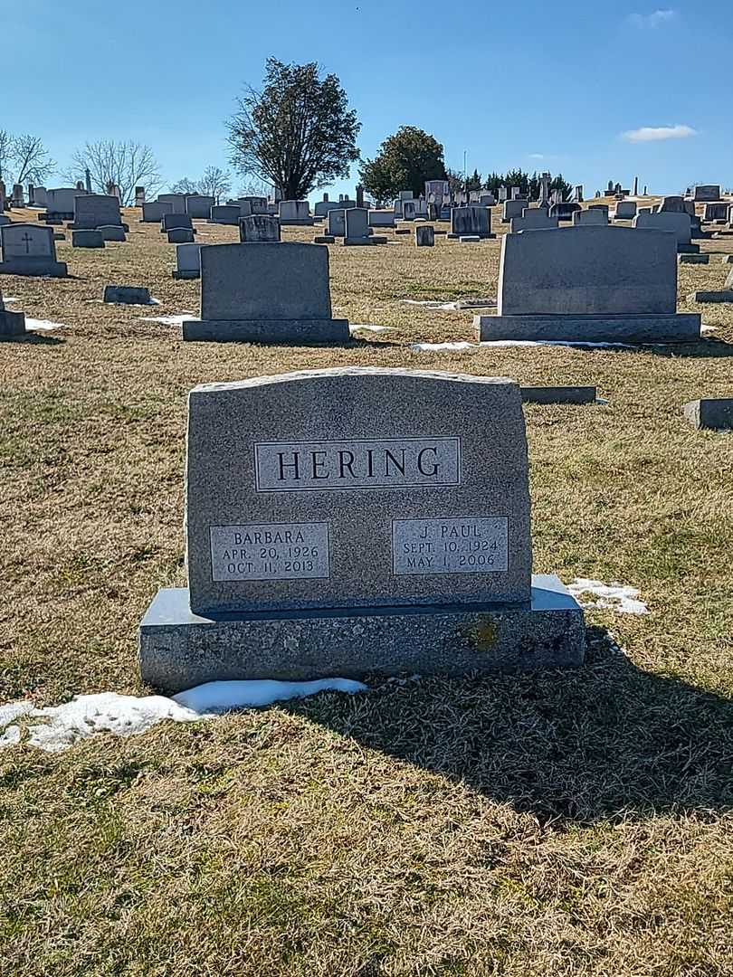 J. Paul Hering's grave. Photo 2