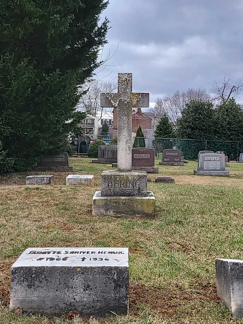 Joseph Shriver Hering's grave. Photo 1