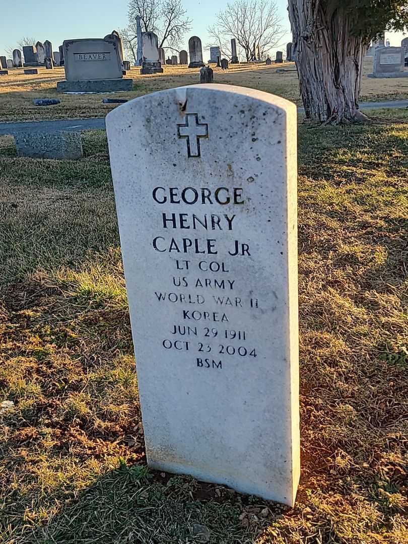 George H. Caple's grave. Photo 4