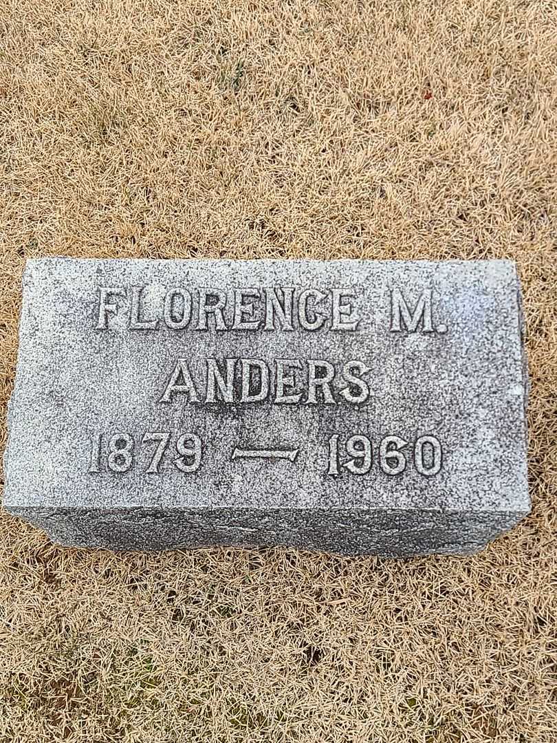 Florence M. Anders's grave. Photo 4