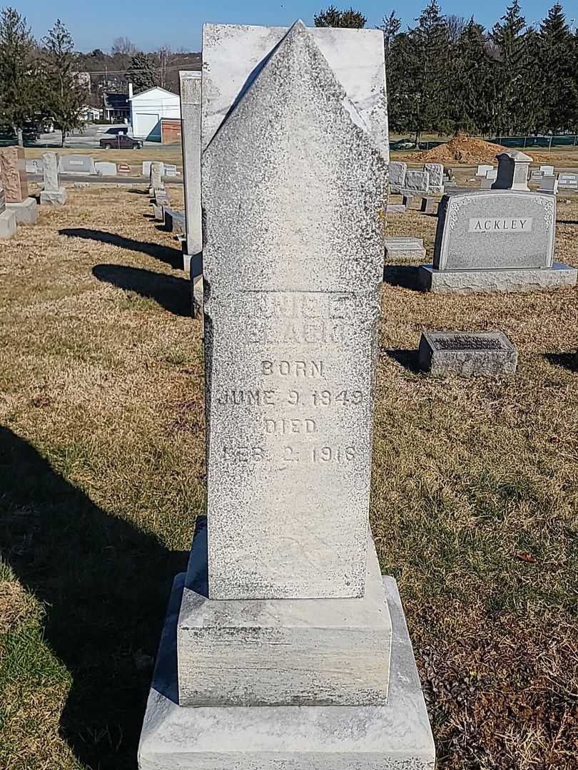 Annie E. Black's grave. Photo 3