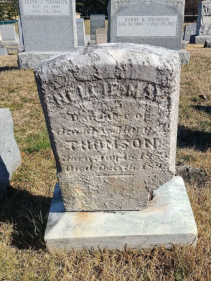 Nellie May Thomson's grave. Photo 3