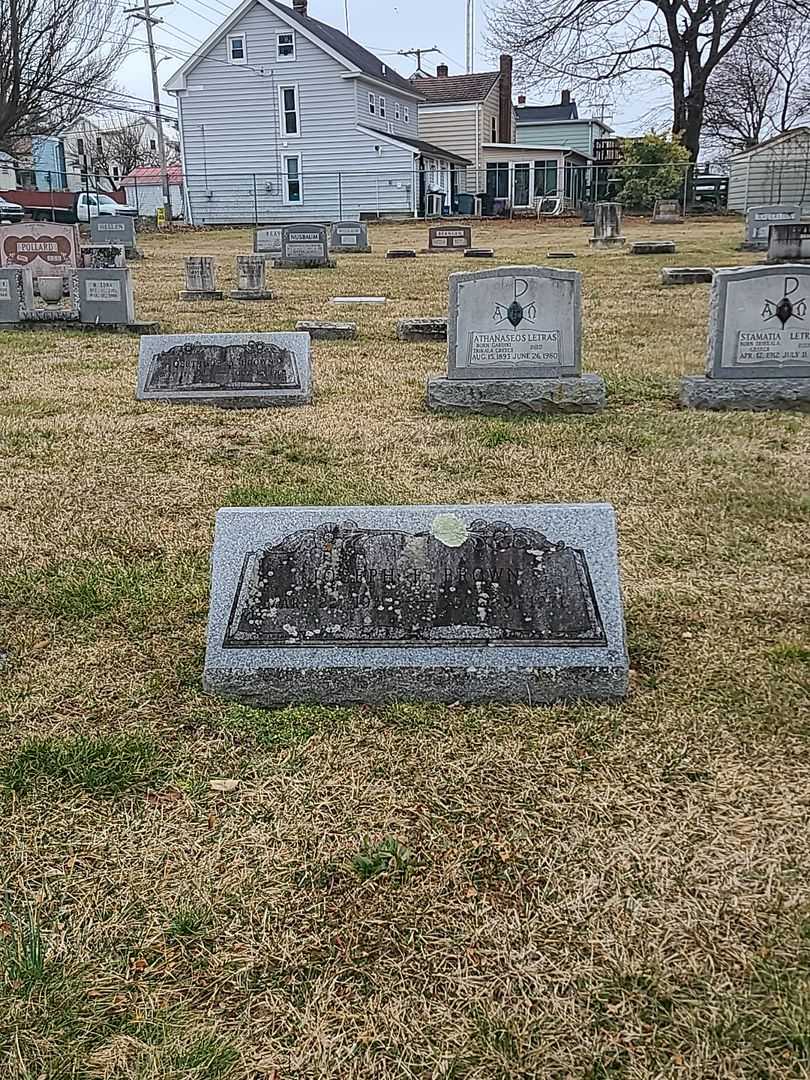 Joseph F. Brown's grave. Photo 2