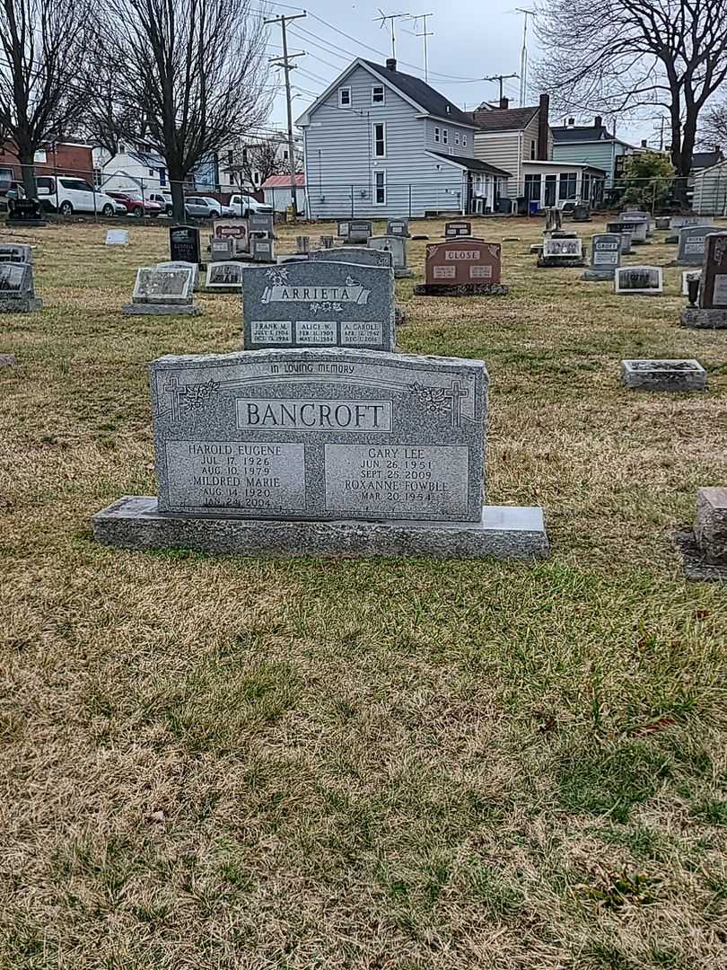 Gary Lee Bancroft's grave. Photo 2