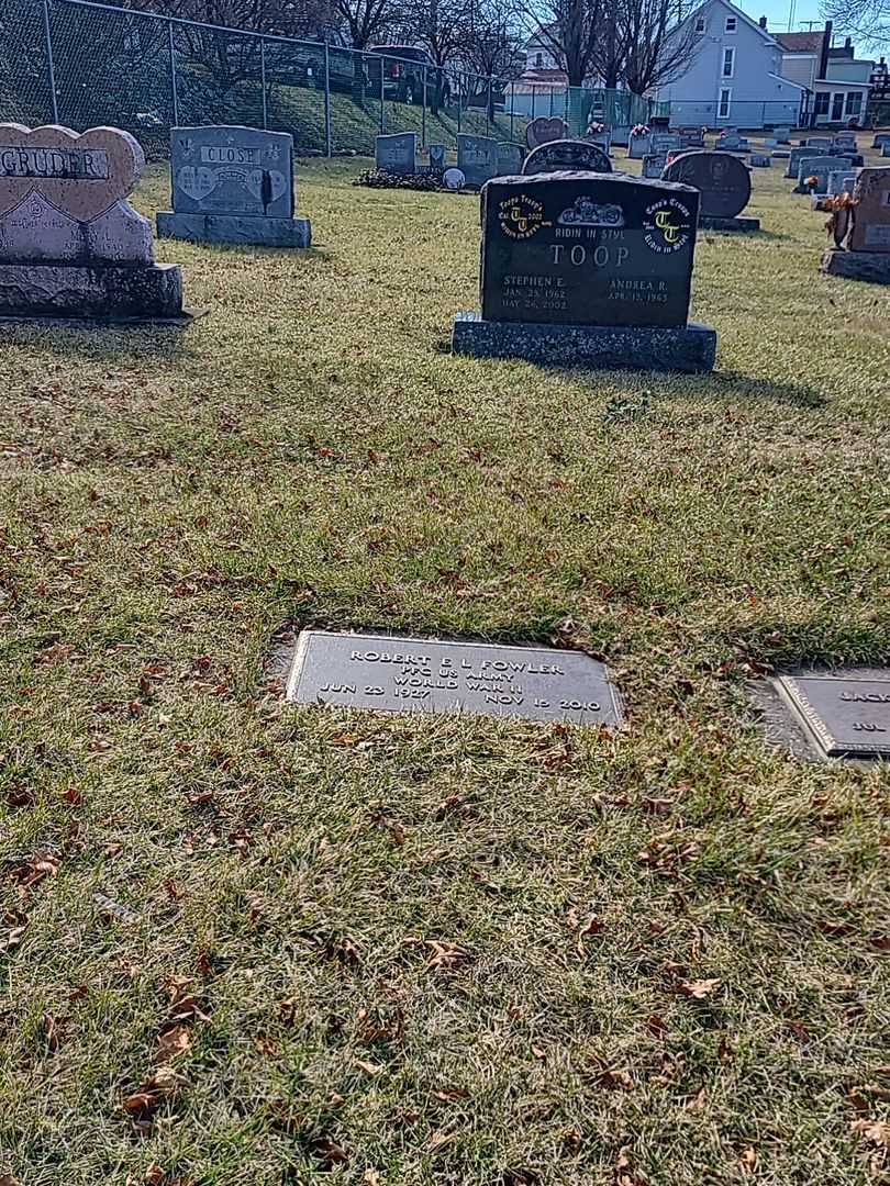 Robert E. L. Fowler's grave. Photo 2