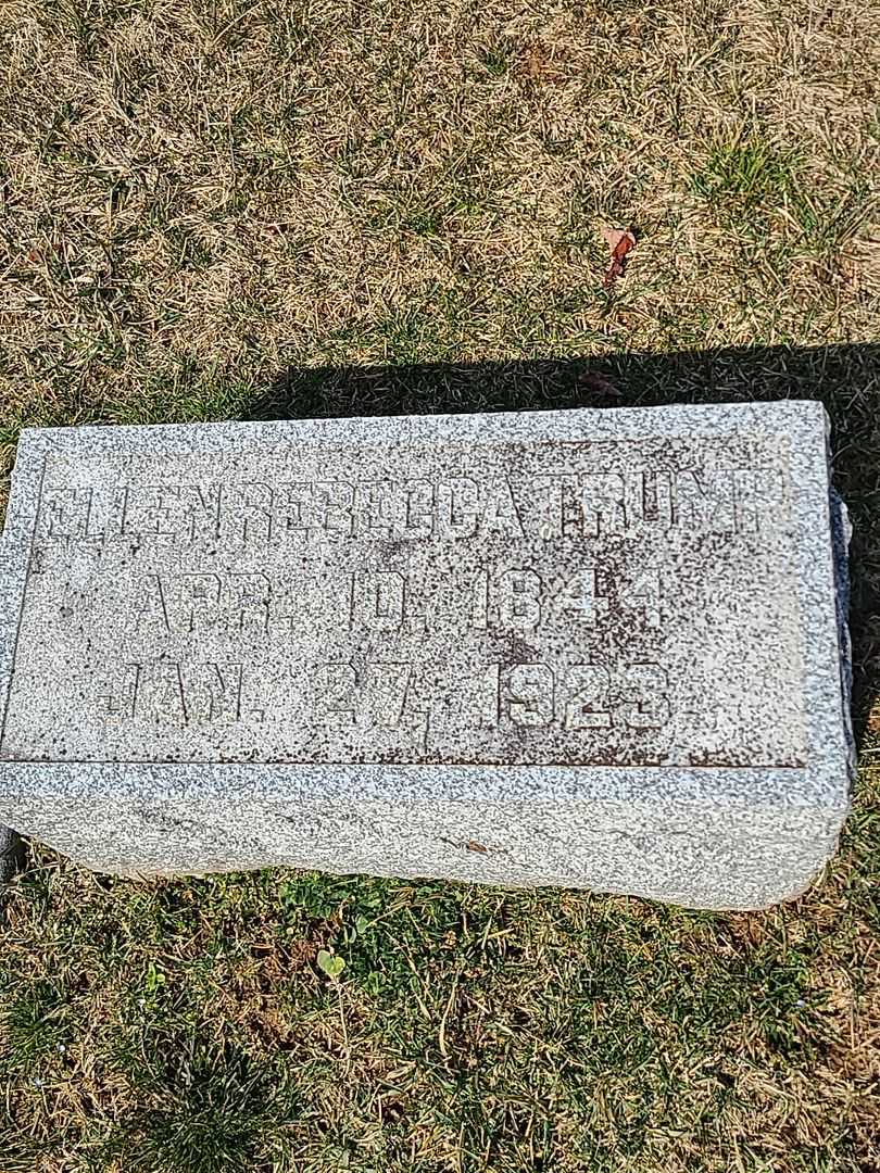 Ellen Rebecca Herr Trump's grave. Photo 3