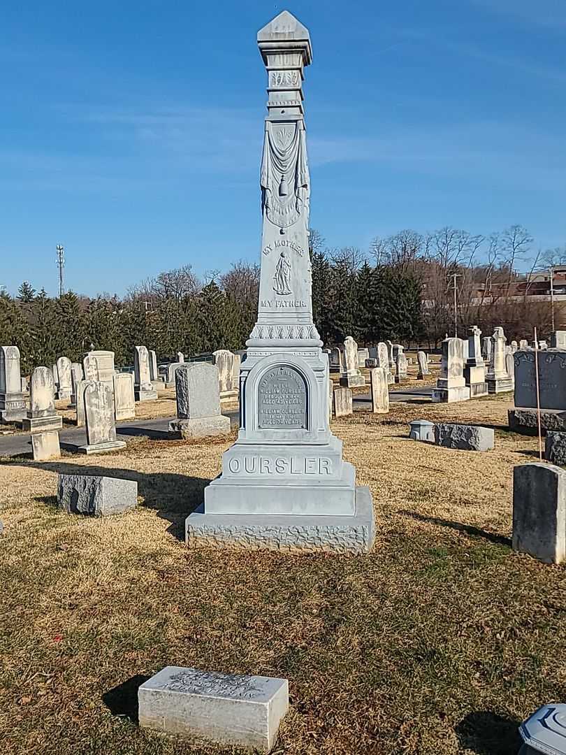 Charles W. Oursler's grave. Photo 1