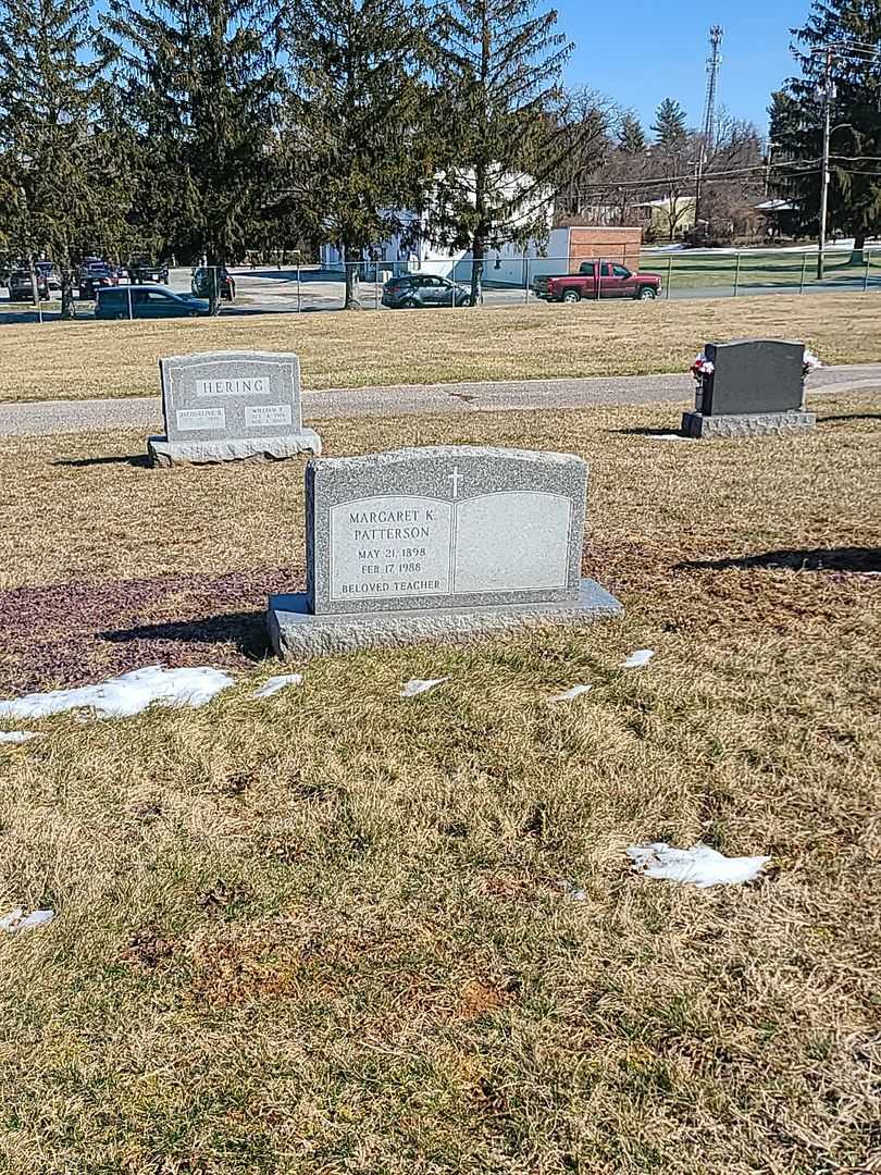 Margaret K. Patterson's grave. Photo 2