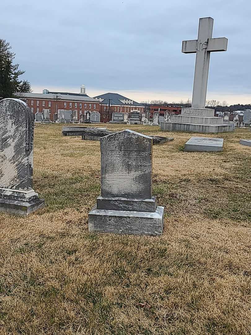 Annie E. Ocker's grave. Photo 2