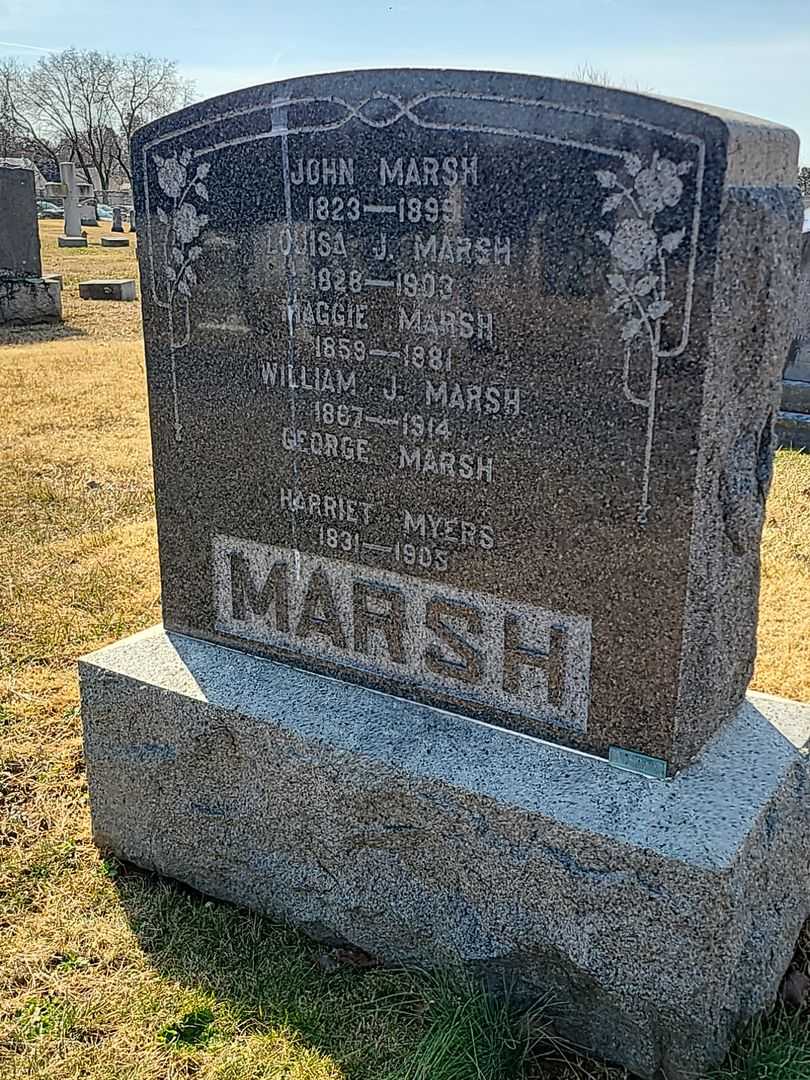 John Marsh's grave. Photo 1