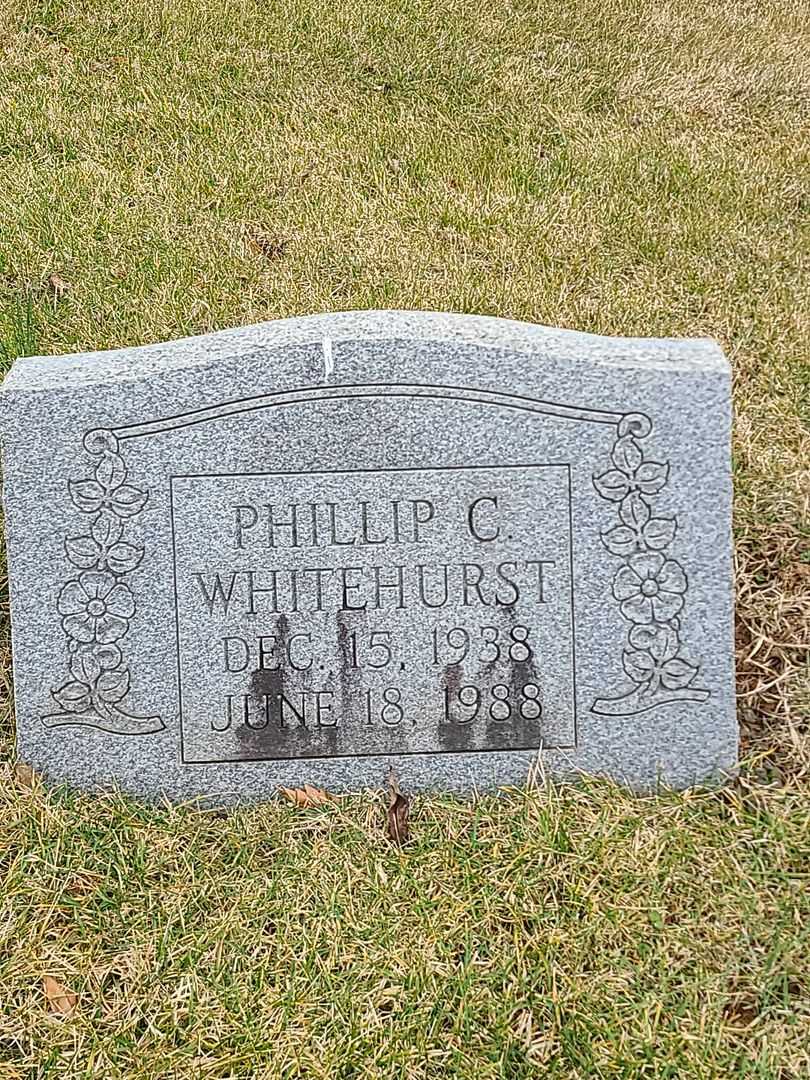 Phillip C. Whitehurst's grave. Photo 1