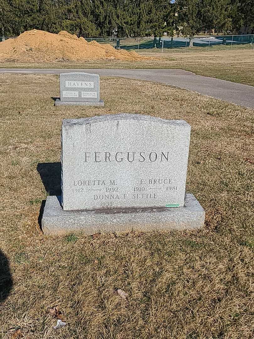 E. Bruce Ferguson's grave. Photo 2