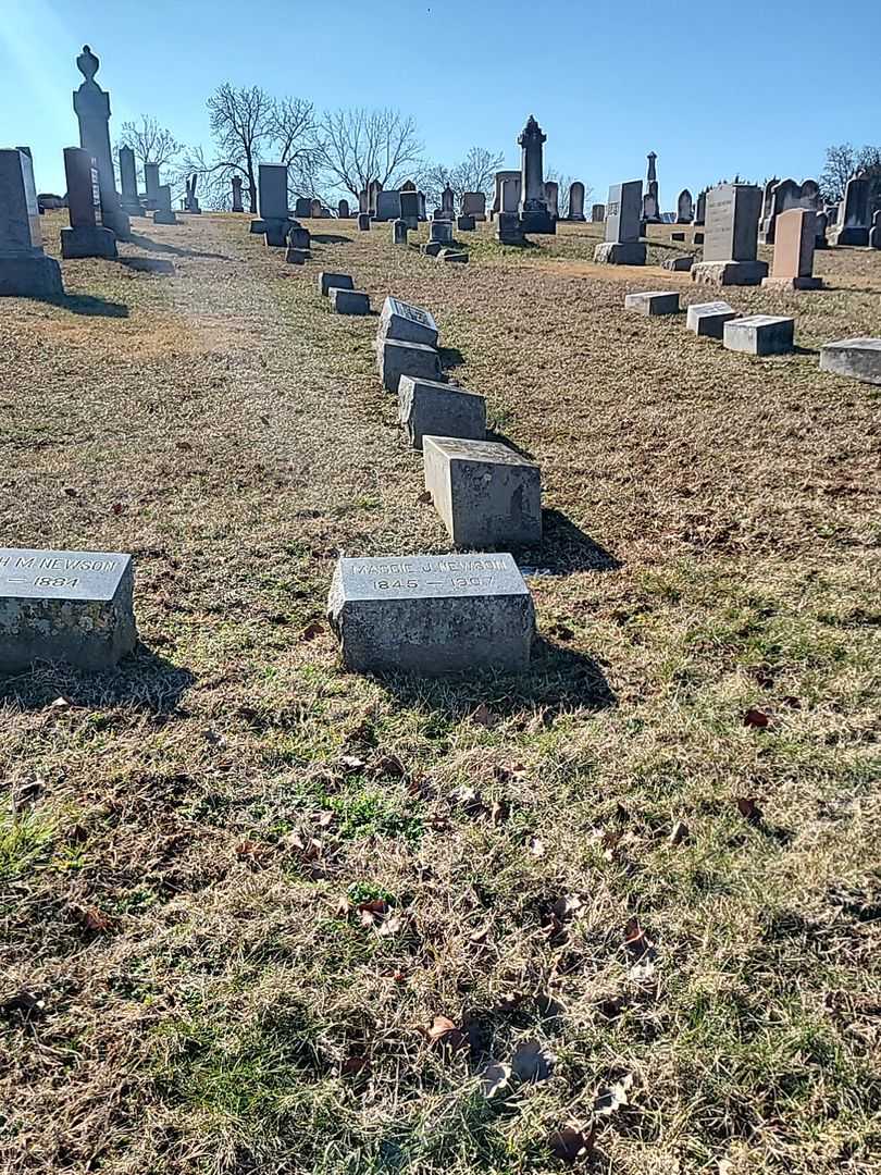 Maggie J. Newson's grave. Photo 2