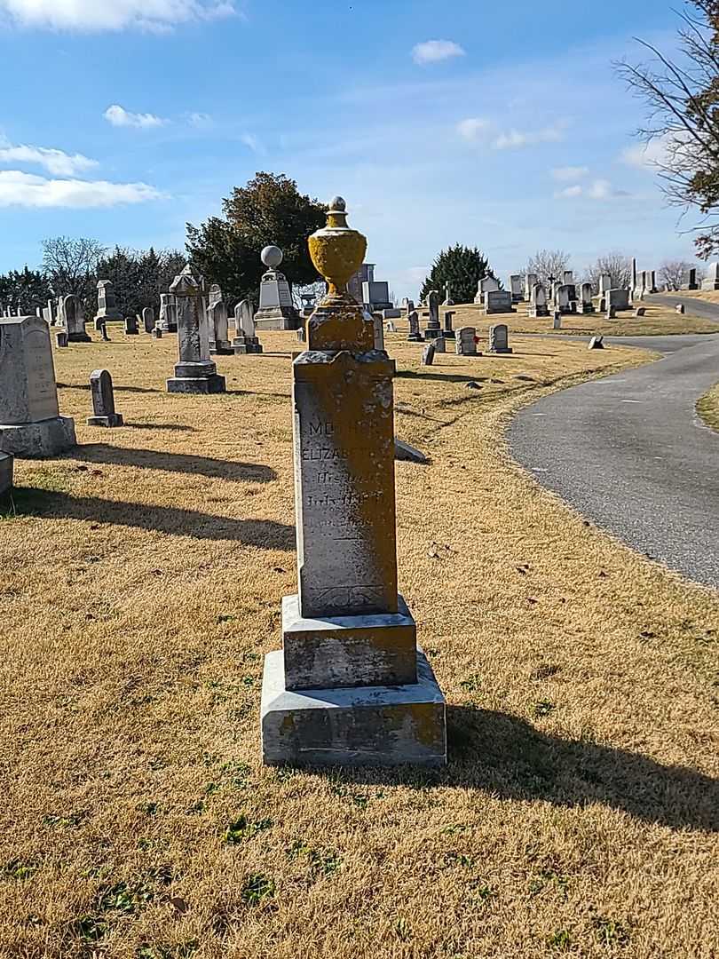 Elizabeth E. Hunter's grave. Photo 2