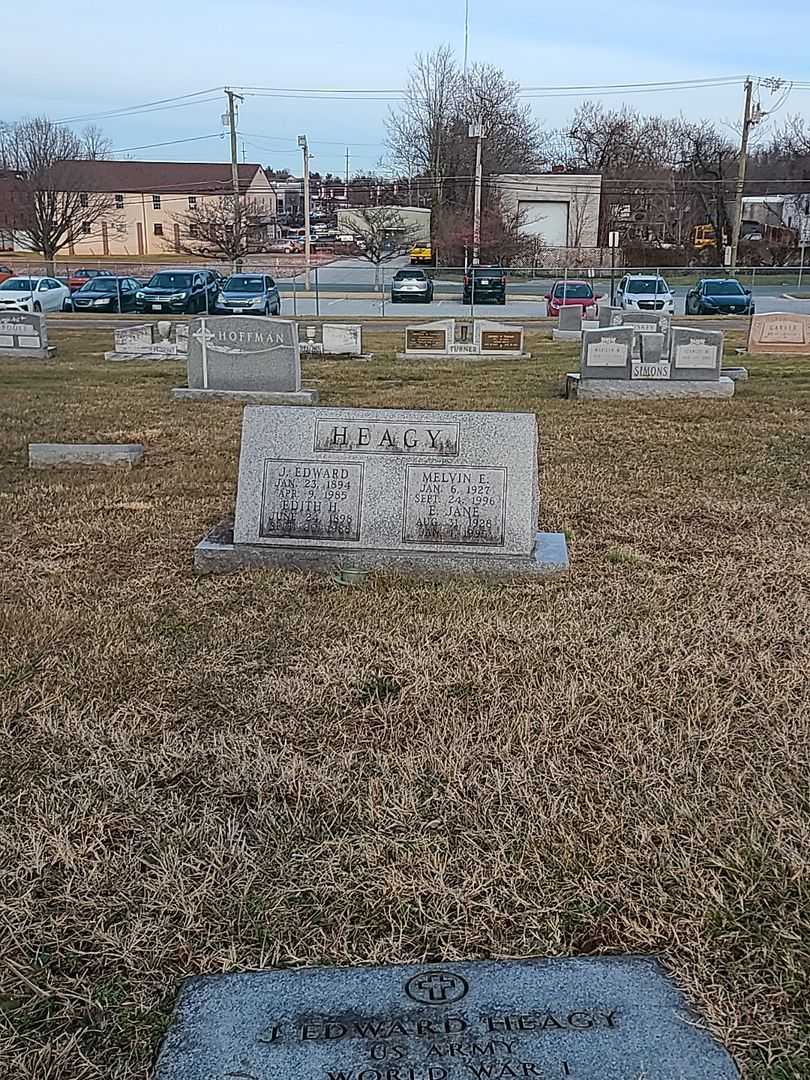 J. Edward Heagy's grave. Photo 2