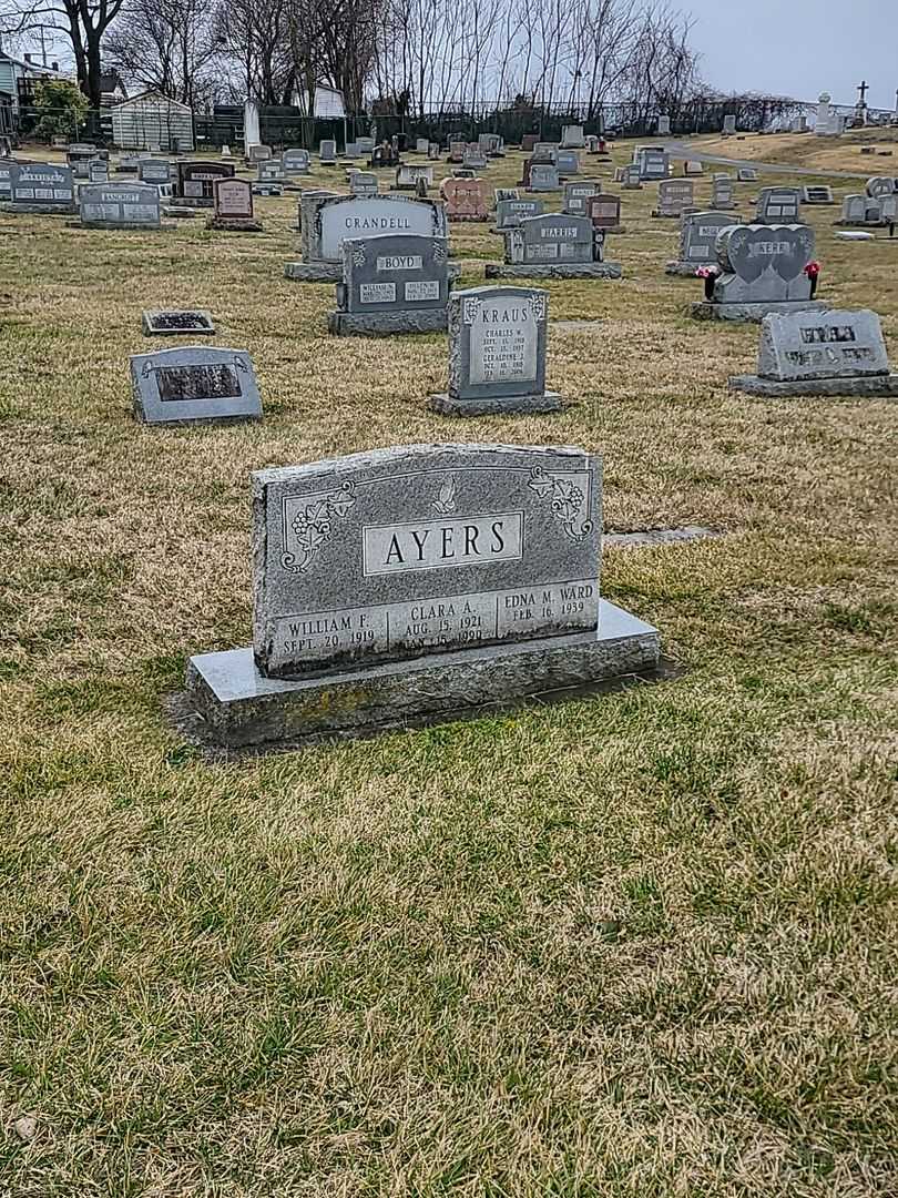 William F. Ayers's grave. Photo 2