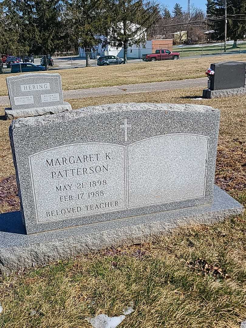 Margaret K. Patterson's grave. Photo 3