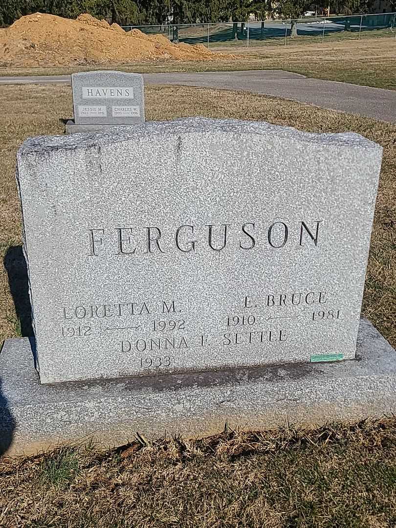 E. Bruce Ferguson's grave. Photo 1