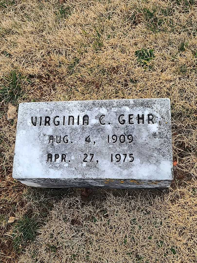 Virginia C. Gehr's grave. Photo 3