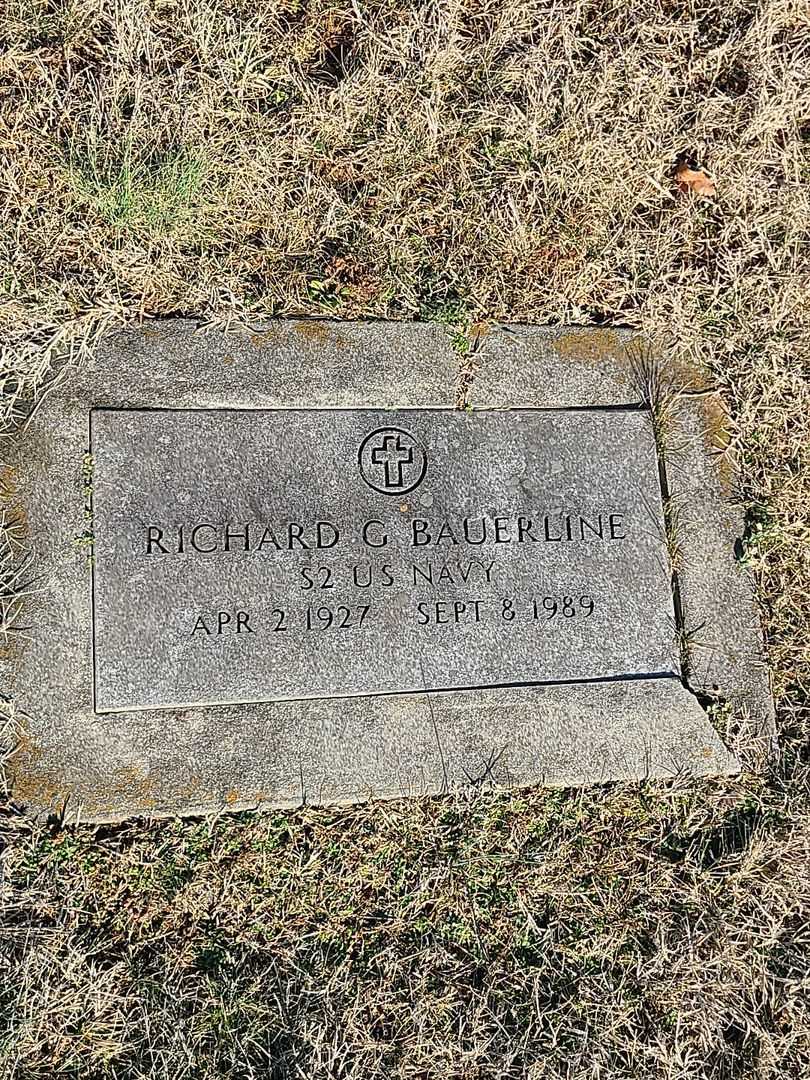 Richard G. Bauerline's grave. Photo 3