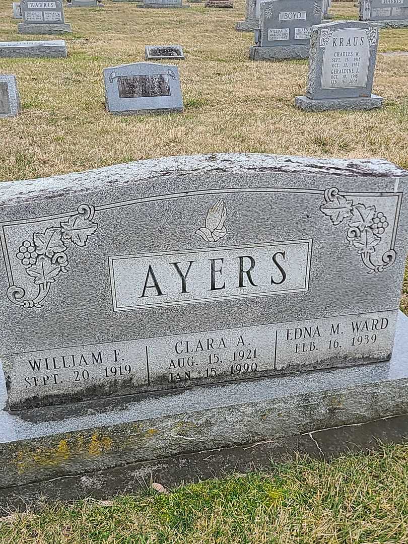 William F. Ayers's grave. Photo 1